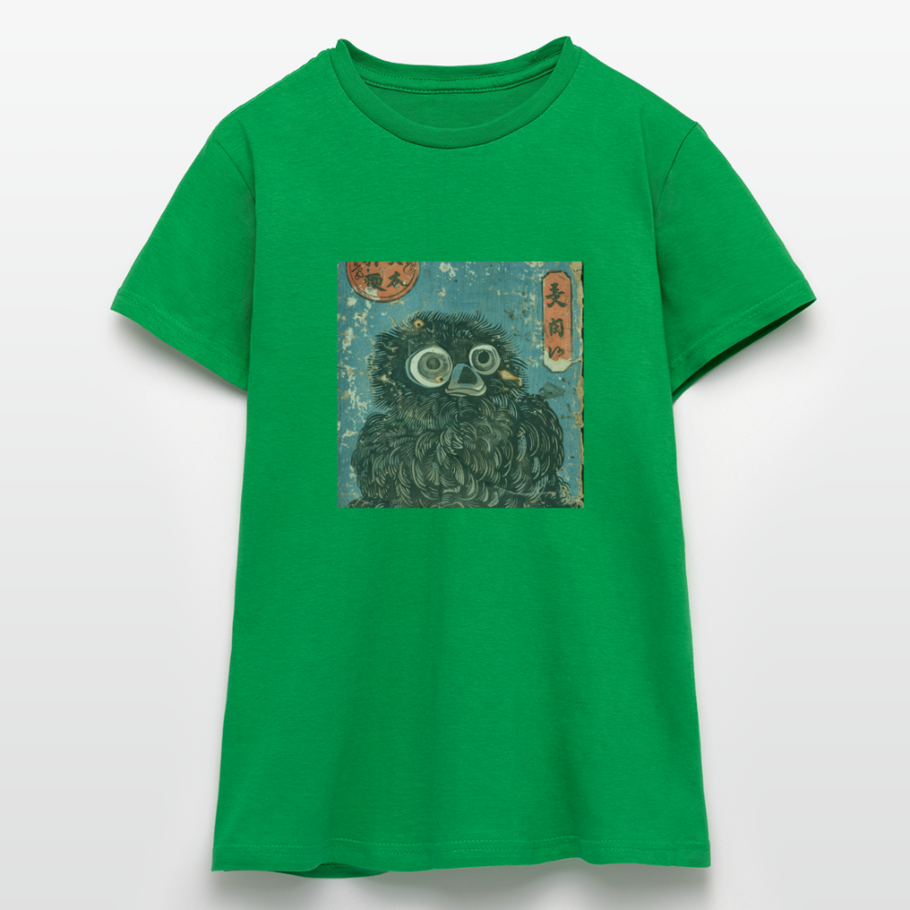 Denimiko, T-shirt dam - kellygrön