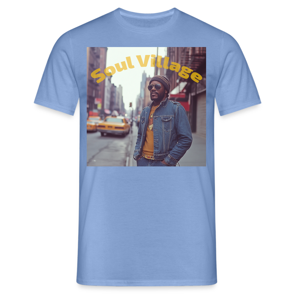 Soul Village, T-shirt herr - carolina blue