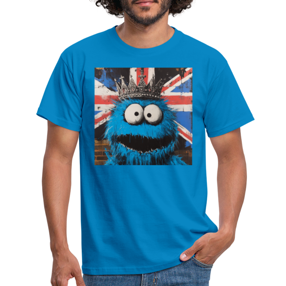Monsters & Monarchs, T-shirt herr - kungsblå