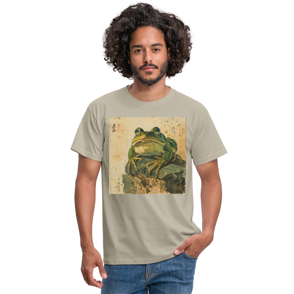 Grodan i Skymningen, T-shirt herr - sandbeige