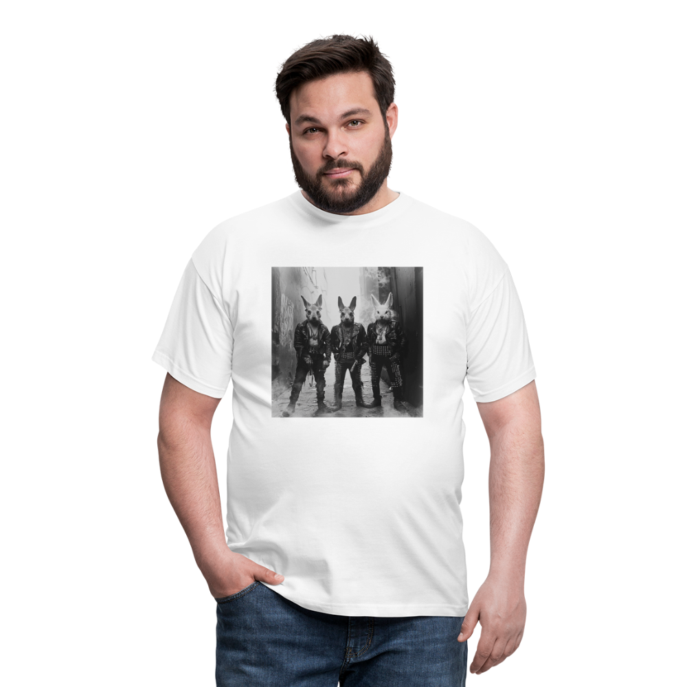 The Hare Raisers, T-shirt herr - vit