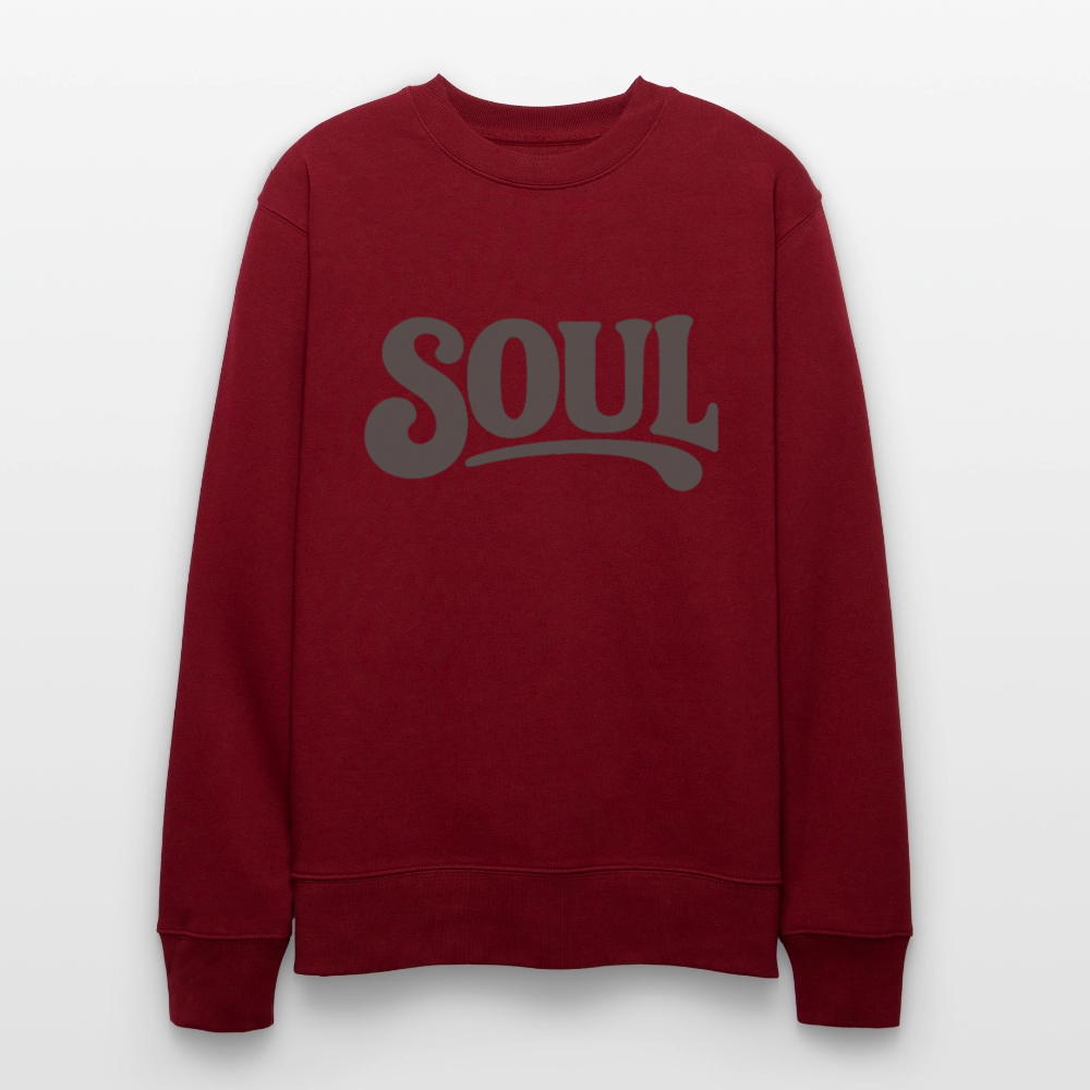 All About Soul, Ekologisk sweatshirt CHANGER unisex från Stanley/Stella - vinröd