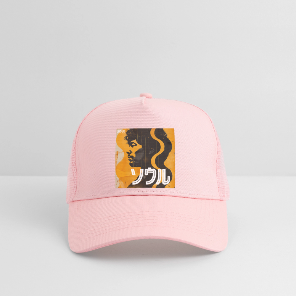 Nippon Grooves, Trucker Cap - ljusrosa