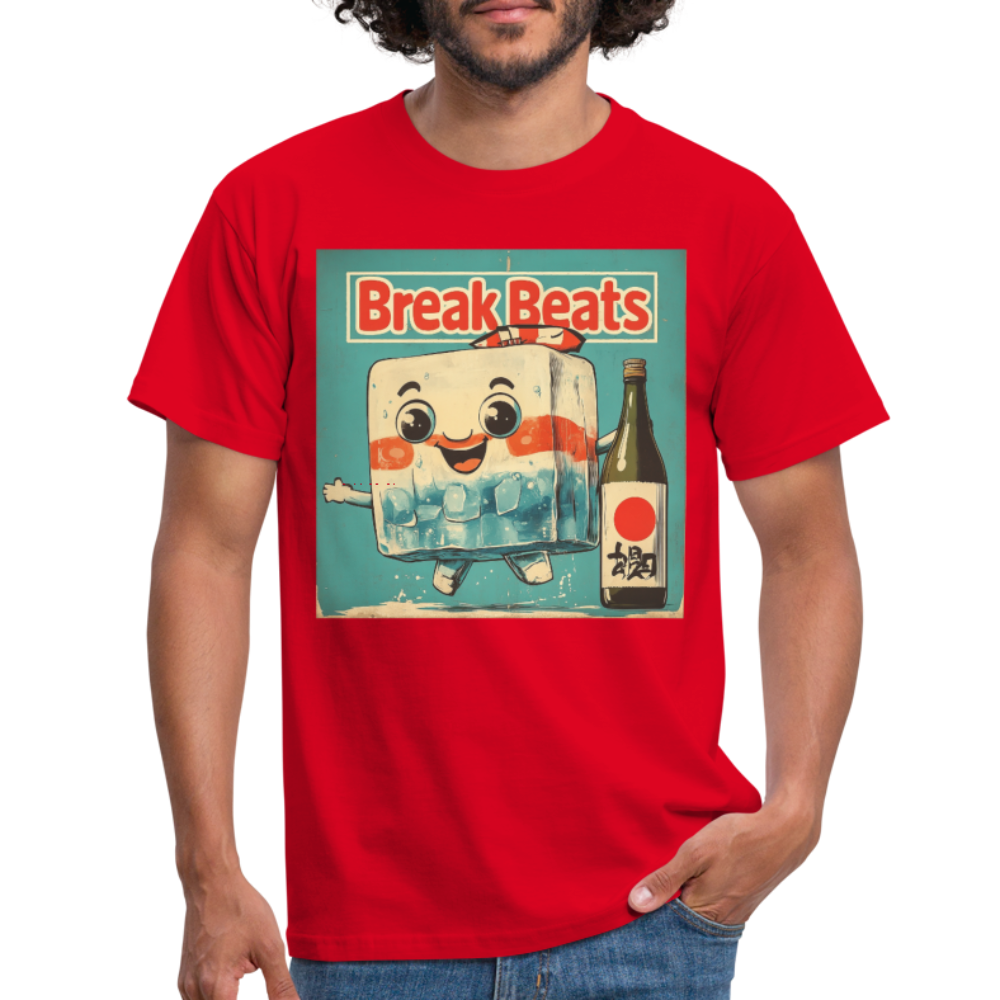 Nippon Break Beats, T-shirt herr - röd