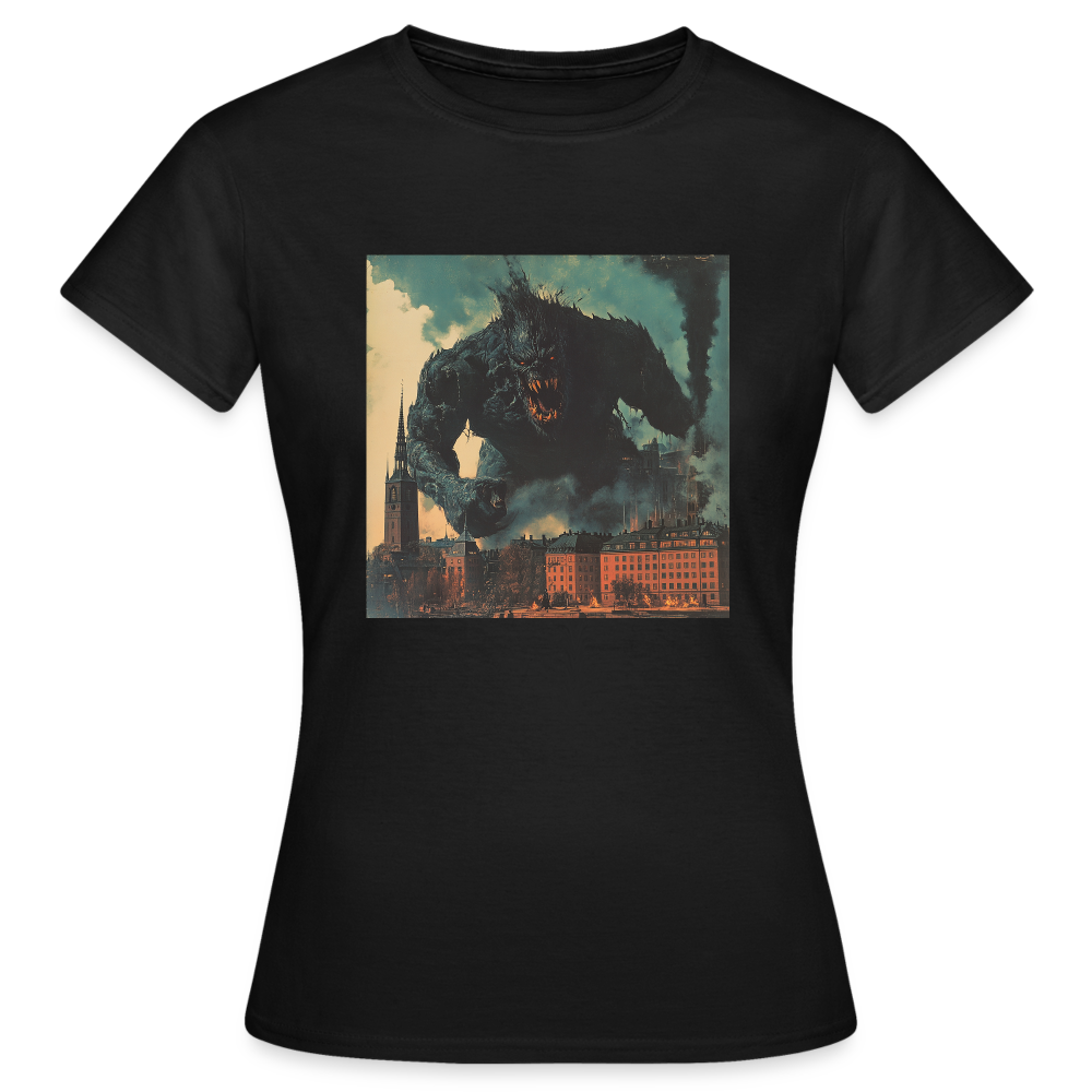 Helvetesstorm över Staden, T-shirt dam - svart