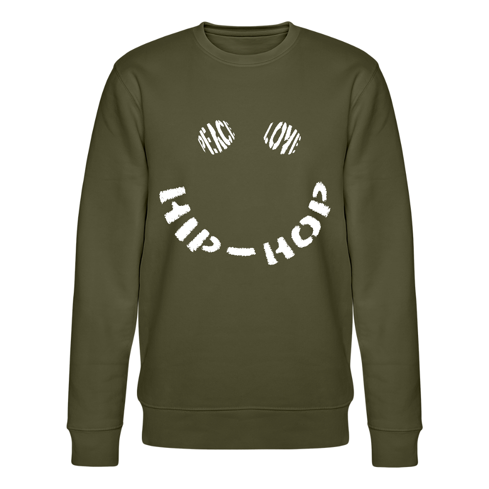 Peace, Love & Hip-Hop, Ekologisk sweatshirt CHANGER unisex från Stanley/Stella - kaki