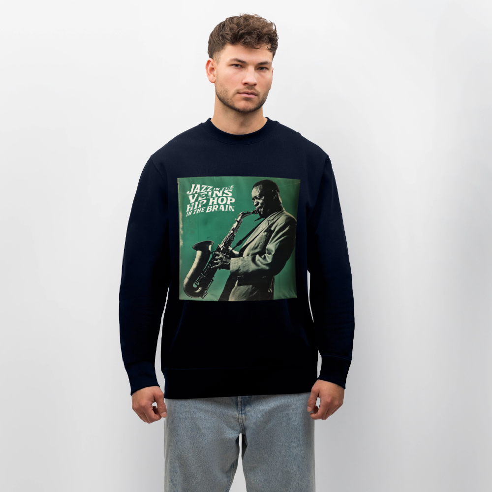 Groove in the Mind, Ekologisk sweatshirt CHANGER unisex från Stanley/Stella - marinblått