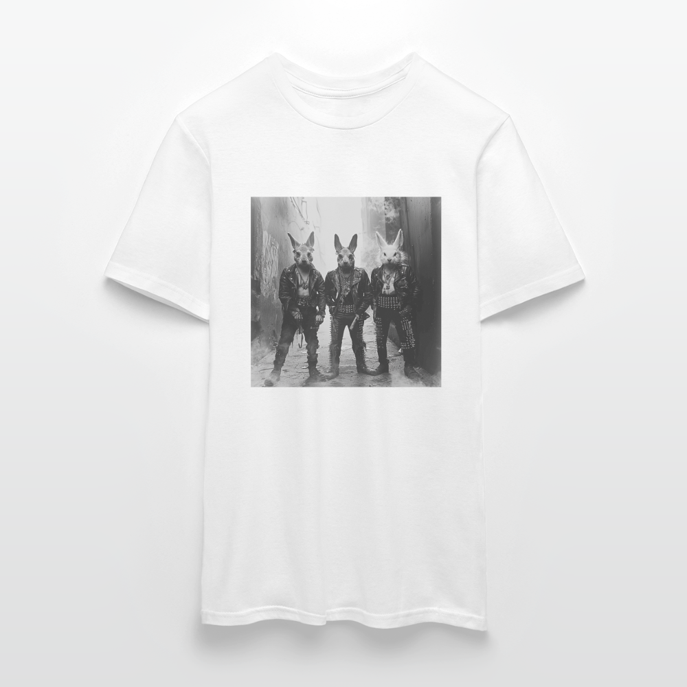 The Hare Raisers, T-shirt herr - vit
