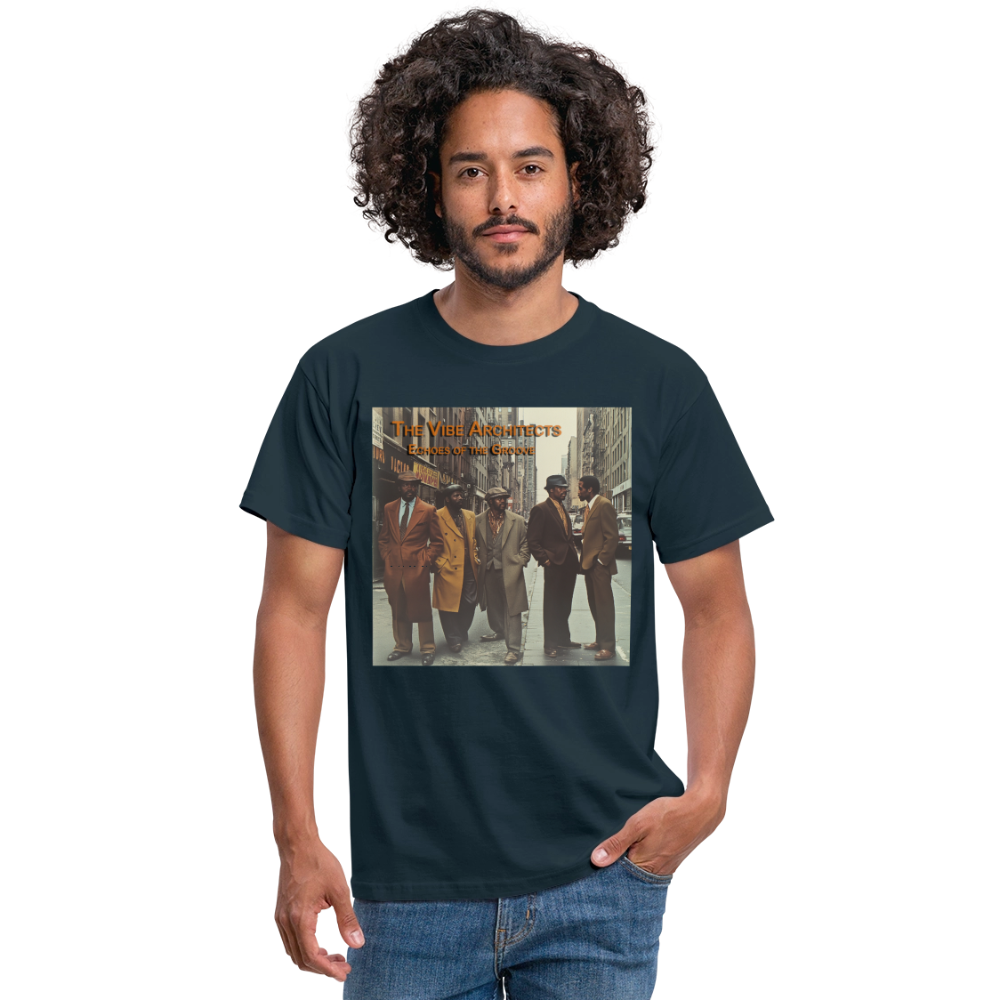 The Vibe Architects, T-shirt herr - marinblå