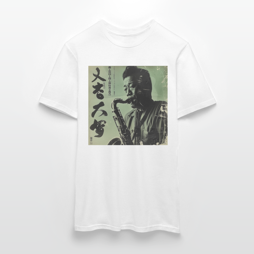 Live Mount Fuji Jazzcafé , T-shirt herr - vit
