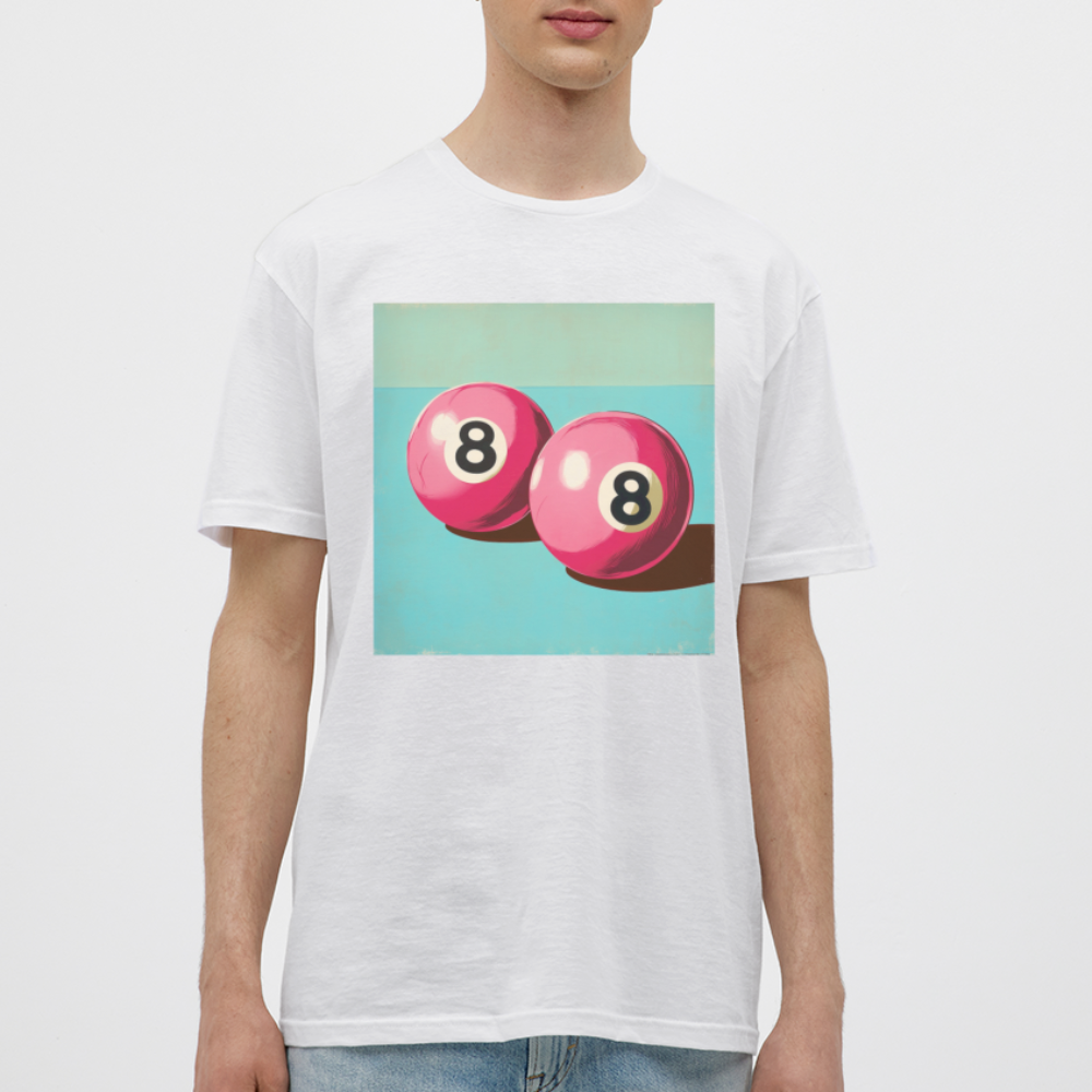 Rosa Rivaler, T-shirt herr - vit