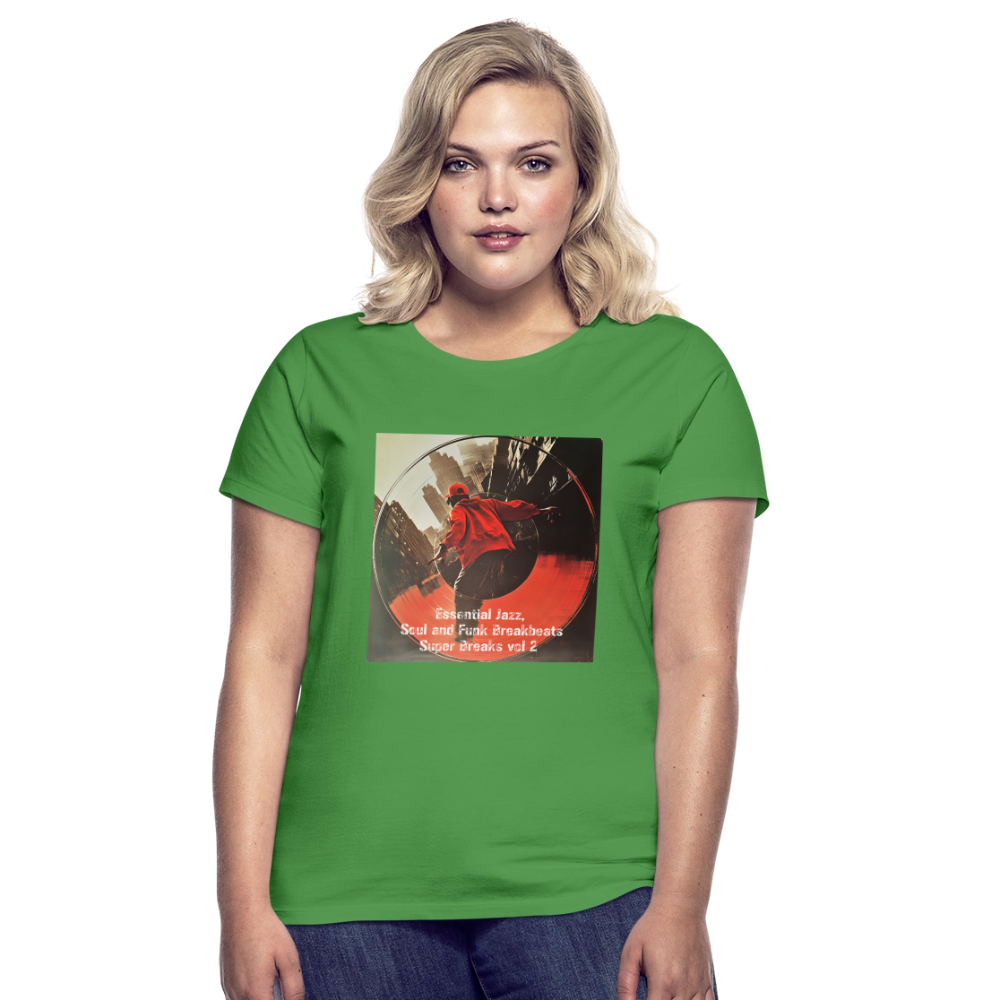 Super Breaks vol 2, T-shirt dam - kellygrön