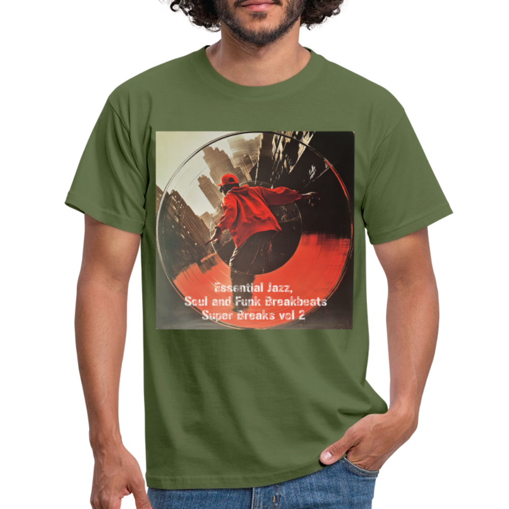 Super Breaks vol 2, T-shirt herr - Militärgrön
