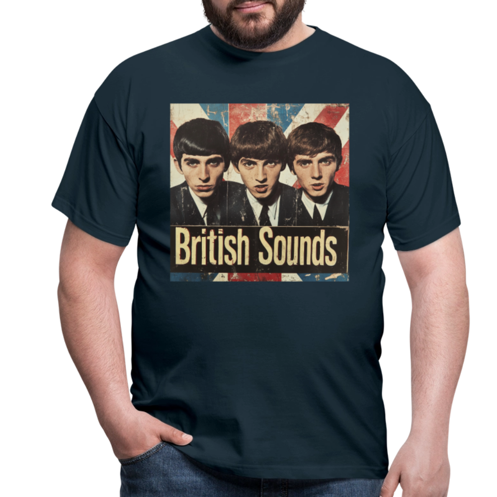 British sounds 1965, T-shirt herr - marinblå