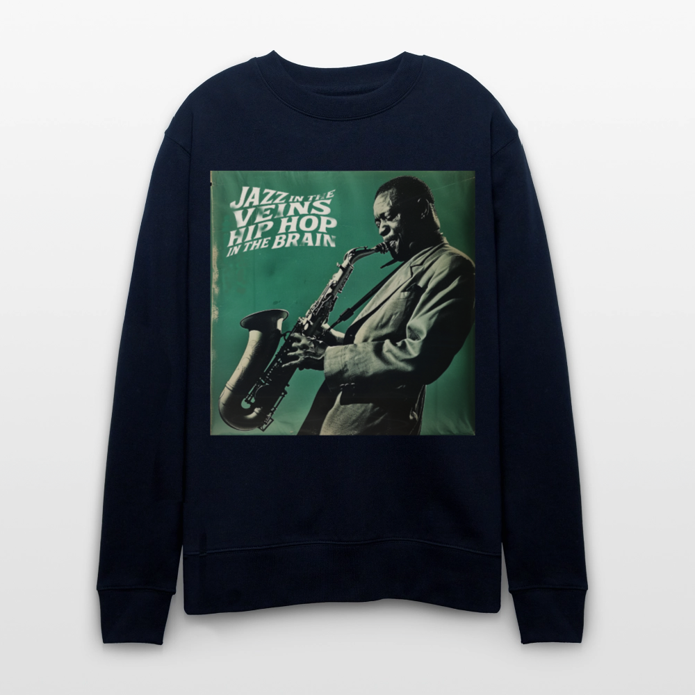 Groove in the Mind, Ekologisk sweatshirt CHANGER unisex från Stanley/Stella - marinblått