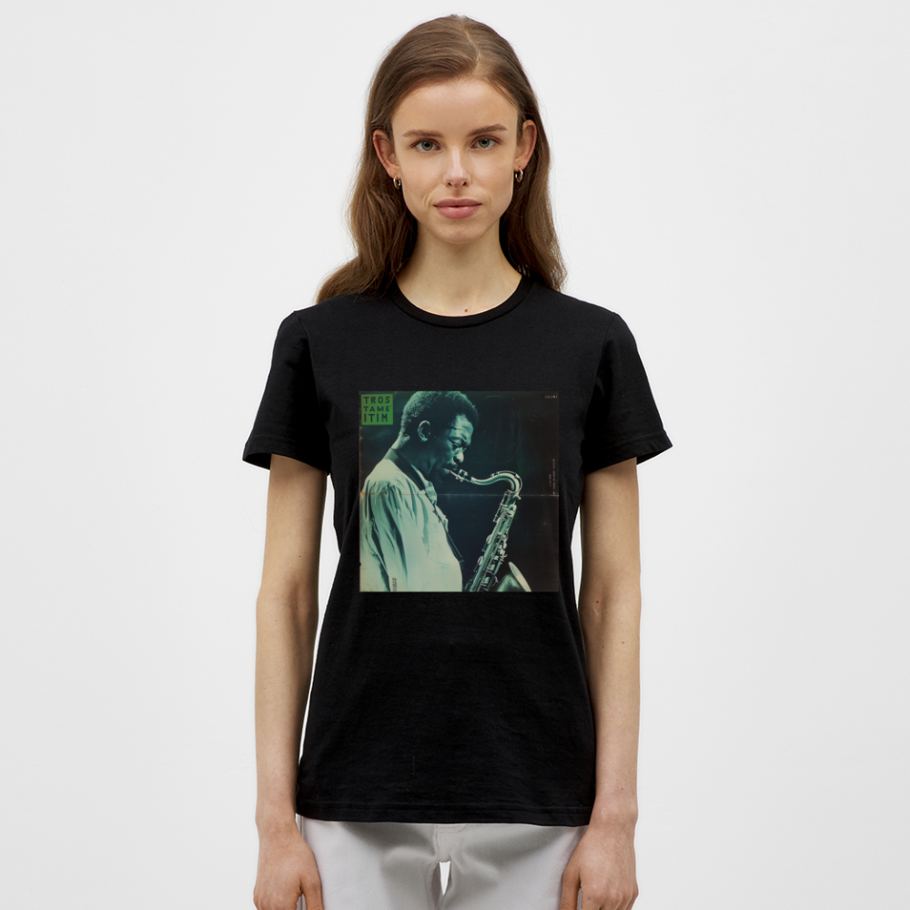 Gåtfull figur i jazzens underground, T-shirt dam - svart