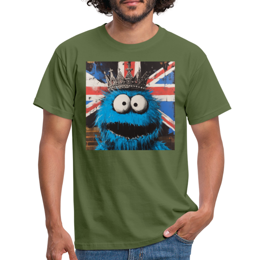 Monsters & Monarchs, T-shirt herr - Militärgrön