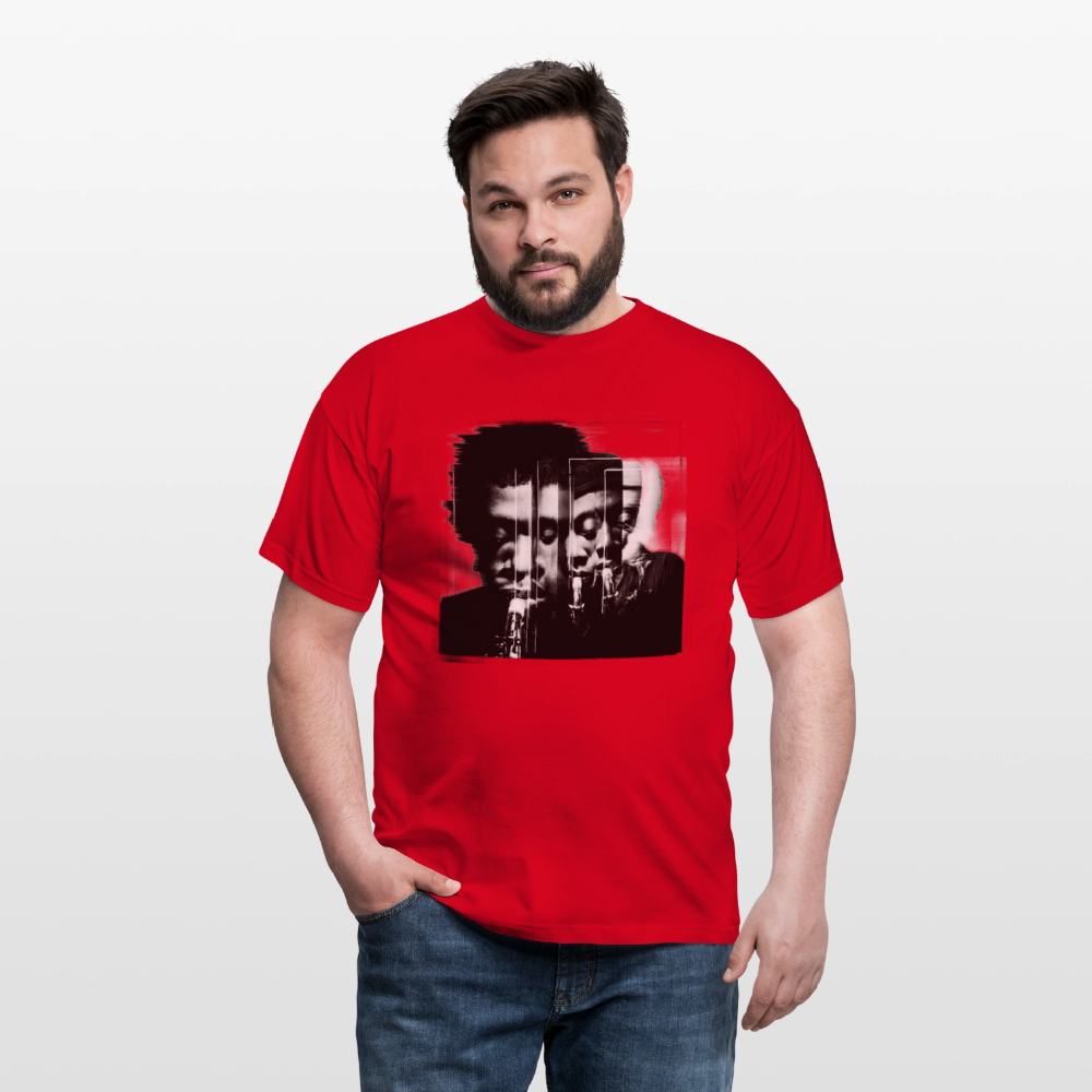 Between Breaths, T-shirt herr - röd