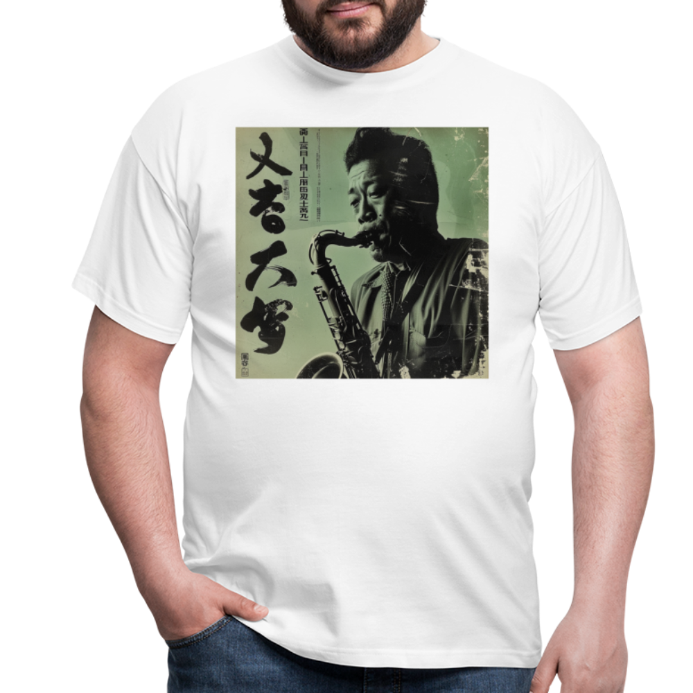 Live Mount Fuji Jazzcafé , T-shirt herr - vit