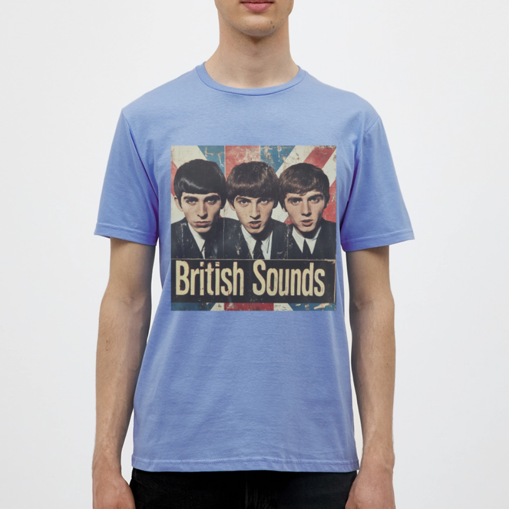 British sounds 1965, T-shirt herr - carolina blue