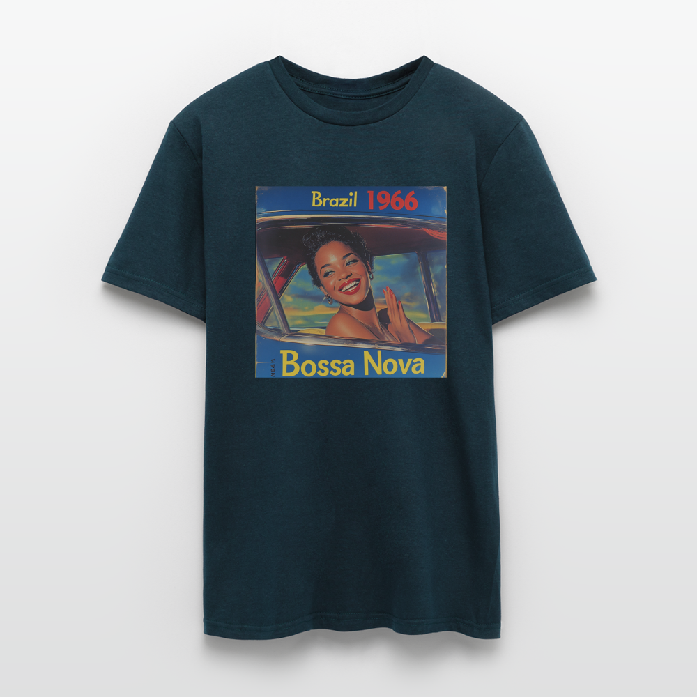 Isabela Costa, brazil 1966, T-shirt herr - marinblå