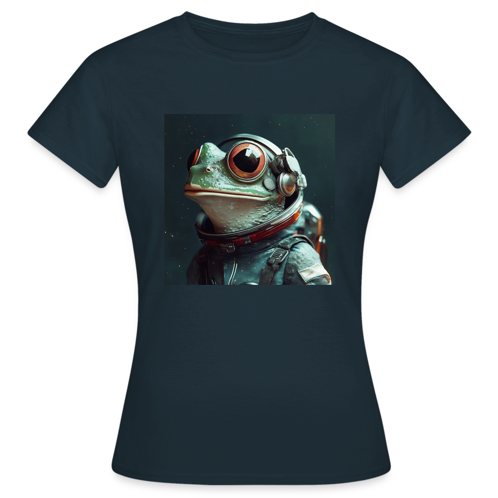 AstroFrog Amazonas, T-shirt dam - marinblå