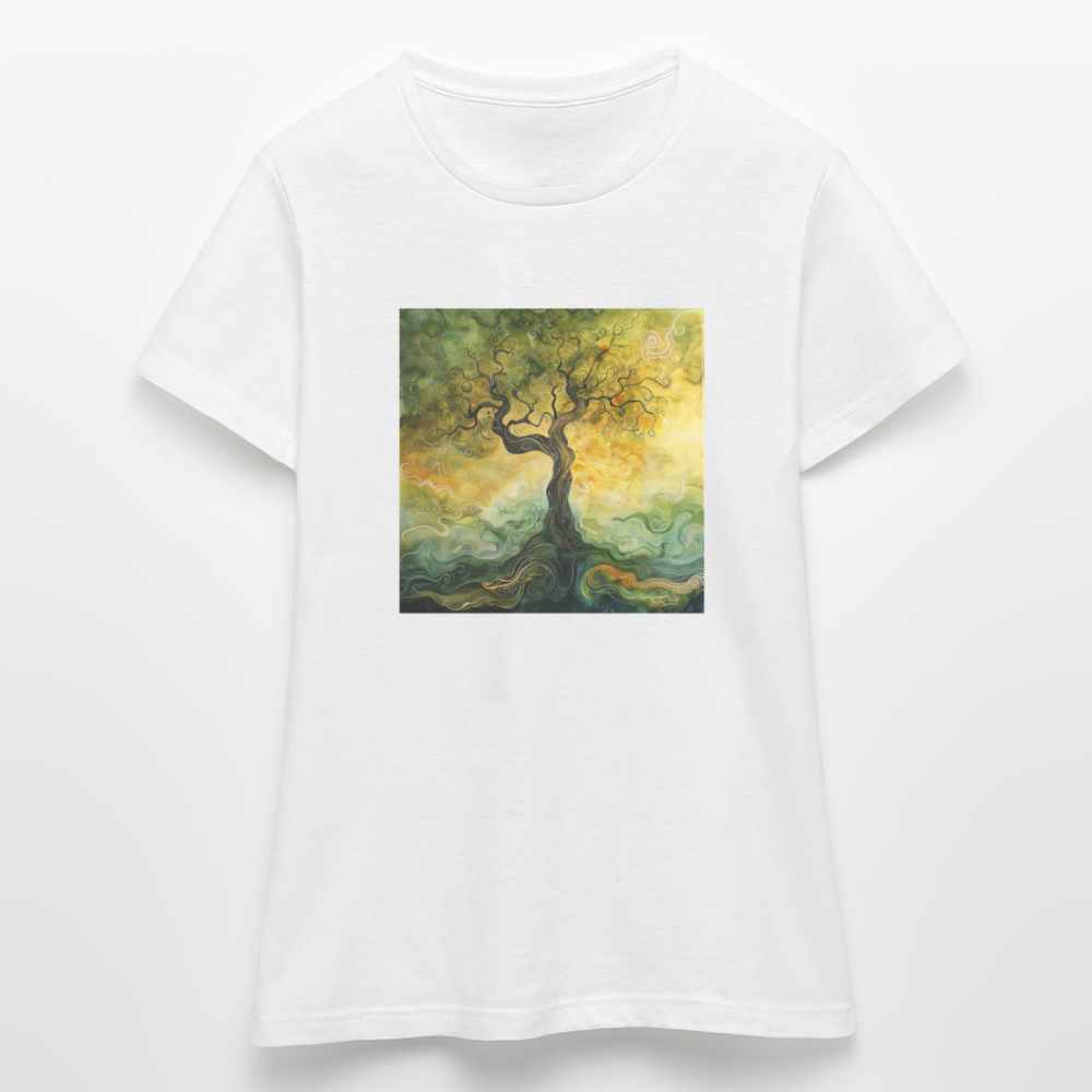 Trädets visdom, T-shirt dam - vit