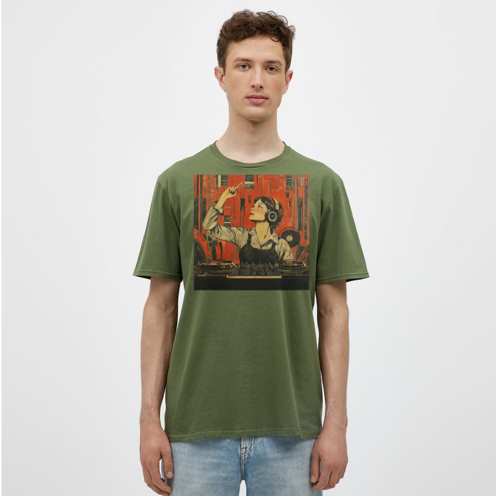 Revolutionens Rytm, T-shirt herr - Militärgrön