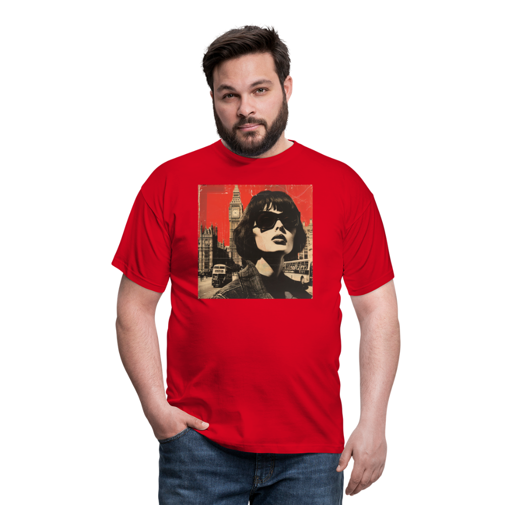 T-shirt herr - röd