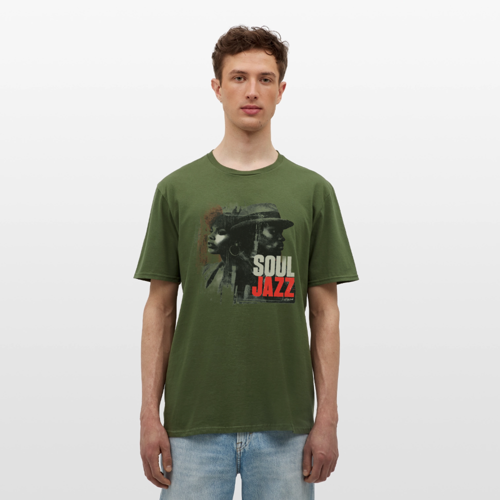 Soul Jazz Experience, T-shirt unisex - Militärgrön