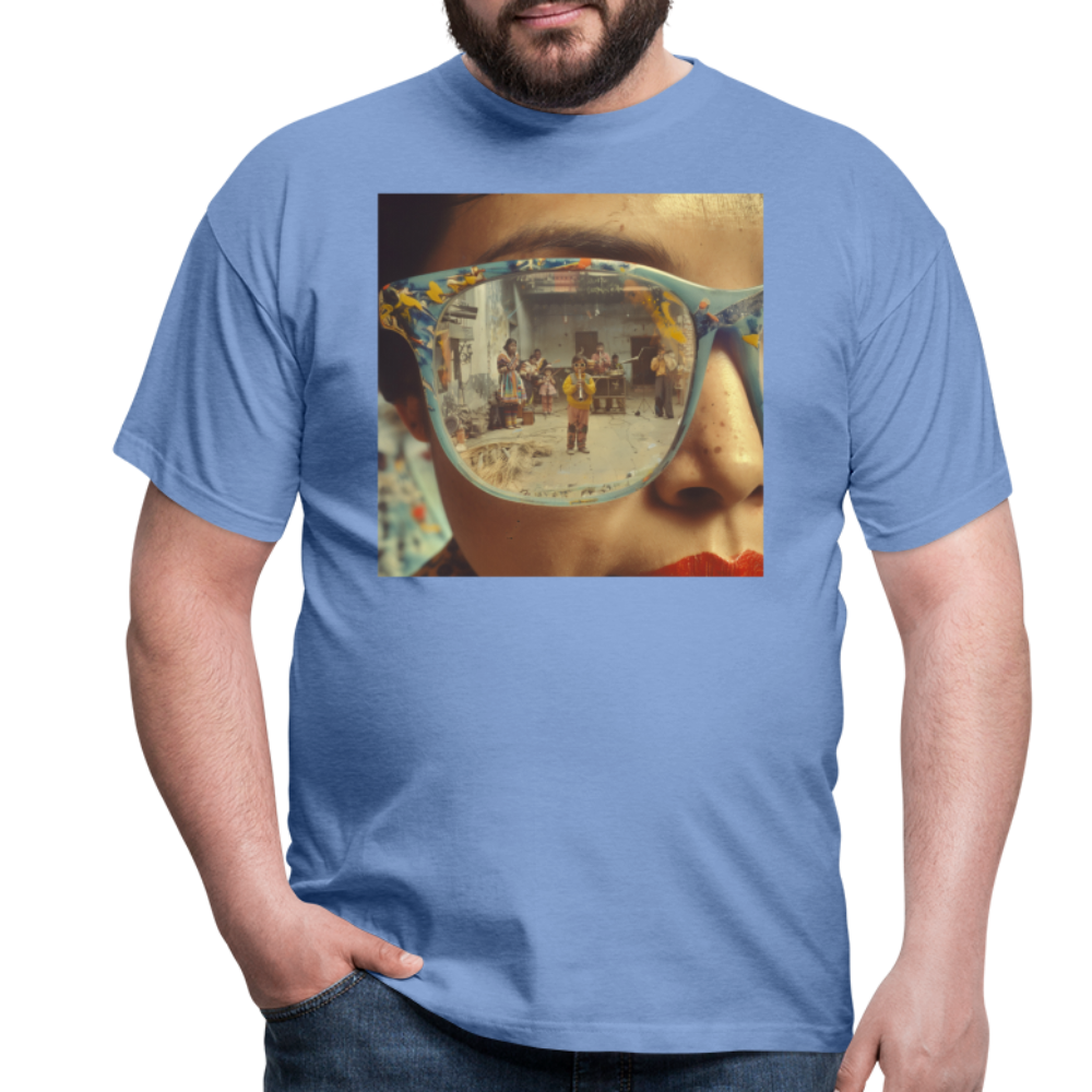 Reflektioner av Anderna, T-shirt herr - carolina blue