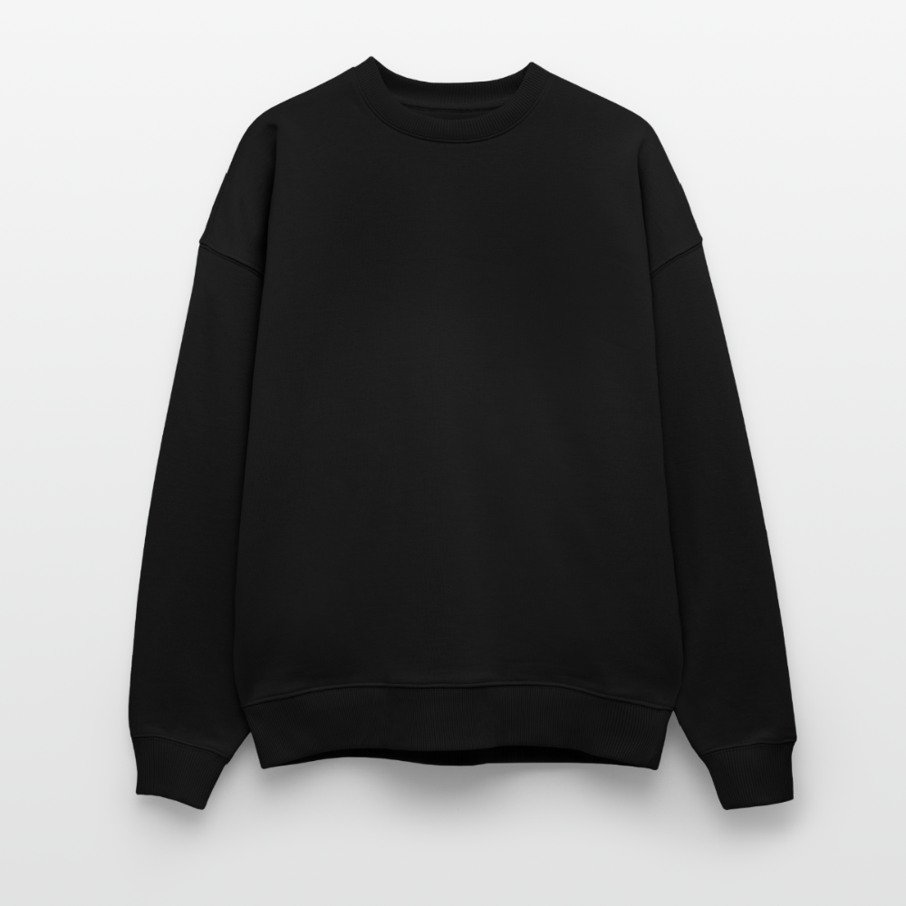 Ramenkatt, Ekologisk oversizetröja RADDER unisex från Stanley/Stella - svart