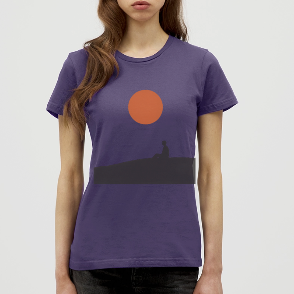 Under the sun, T-shirt dam - mörklila