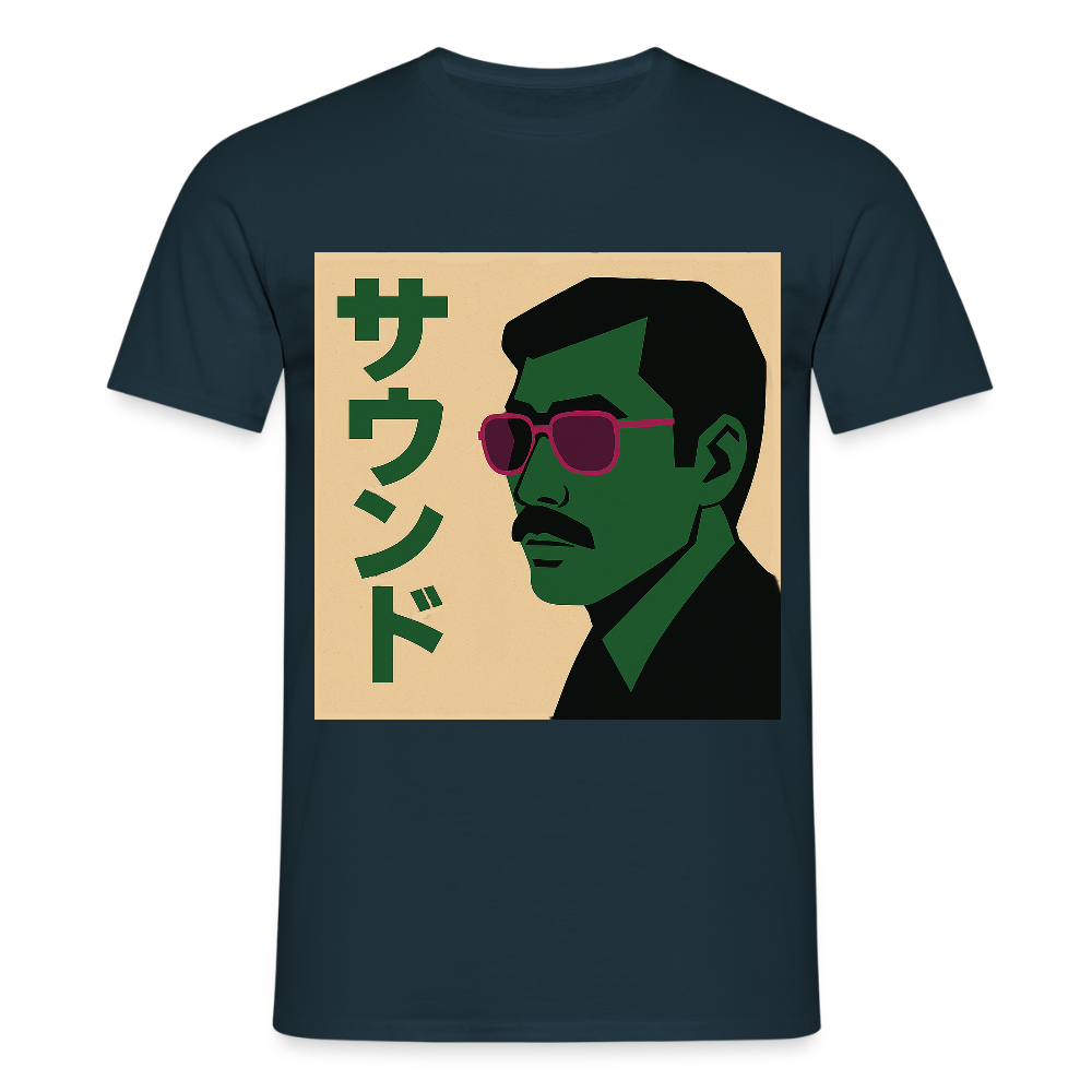 Nippon Sound, T-shirt unisex - marinblå
