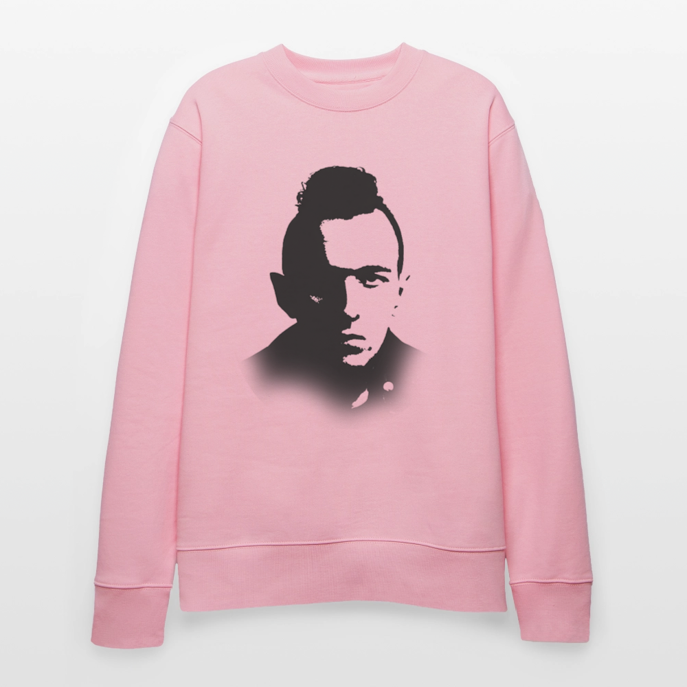 Stencil of Rebellion, Ekologisk sweatshirt CHANGER unisex från Stanley/Stella - ljusrosa