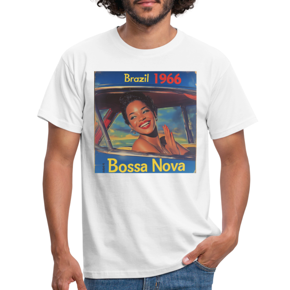 Isabela Costa, brazil 1966, T-shirt herr - vit