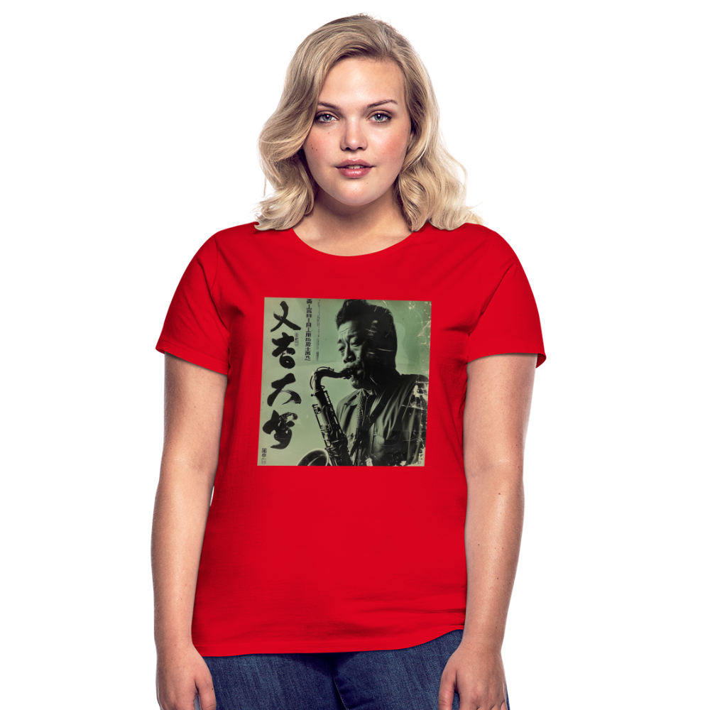 Live Mount Fuji Jazzcafé , T-shirt dam - röd