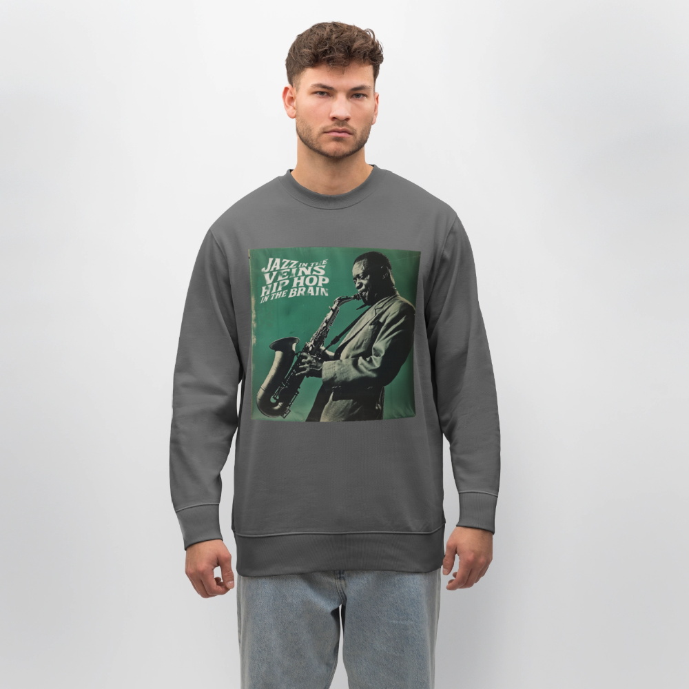 Groove in the Mind, Ekologisk sweatshirt CHANGER unisex från Stanley/Stella - kolgrå