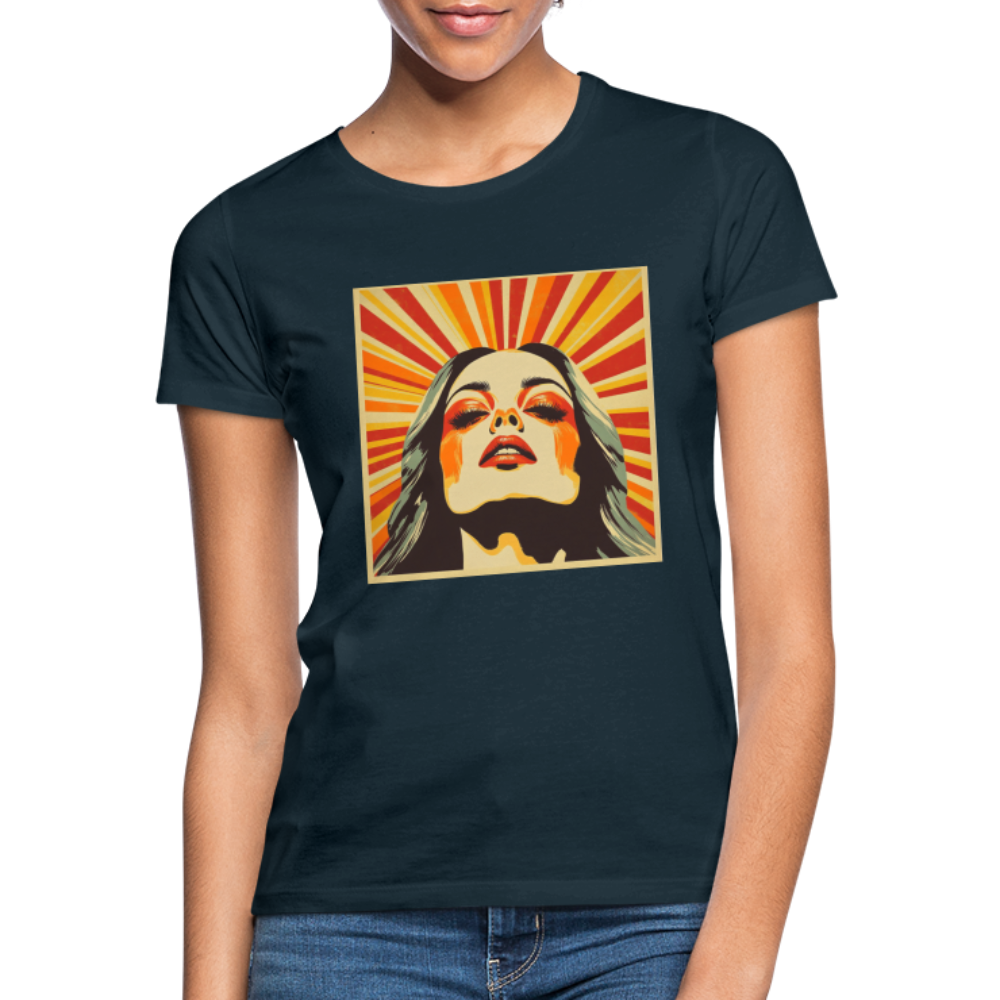 Sun Girl, T-shirt dam - marinblå