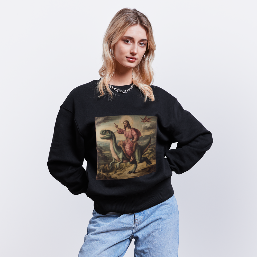 Ritten genom Tiden, Ekologisk oversizetröja RADDER unisex från Stanley/Stella - svart