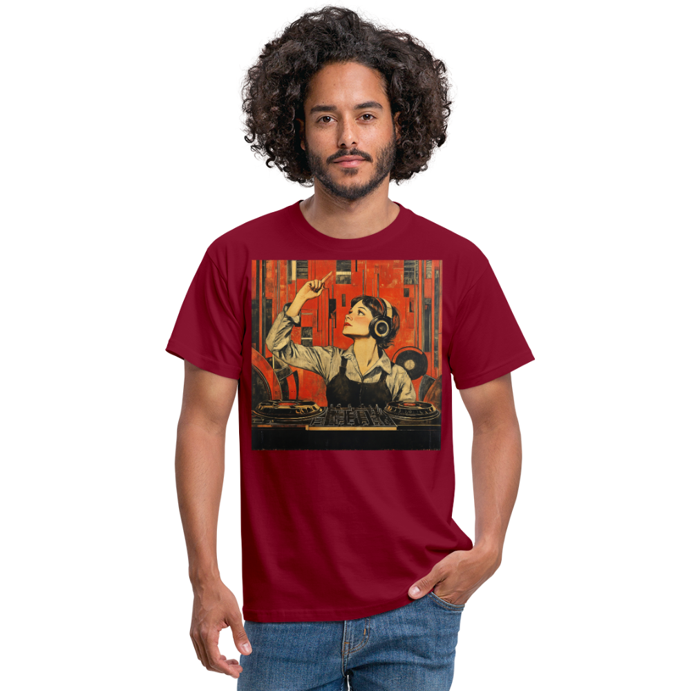Revolutionens Rytm, T-shirt herr - tegelröd