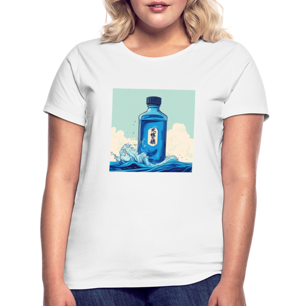I Blått och Tystnad, T-shirt dam - vit