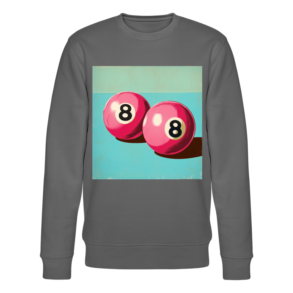 Rosa Rivaler, Ekologisk sweatshirt CHANGER unisex från Stanley/Stella - kolgrå