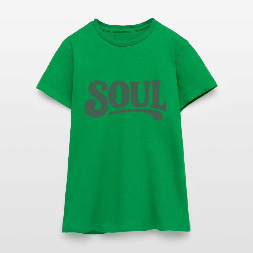 All About Soul, T-shirt dam - kellygrön