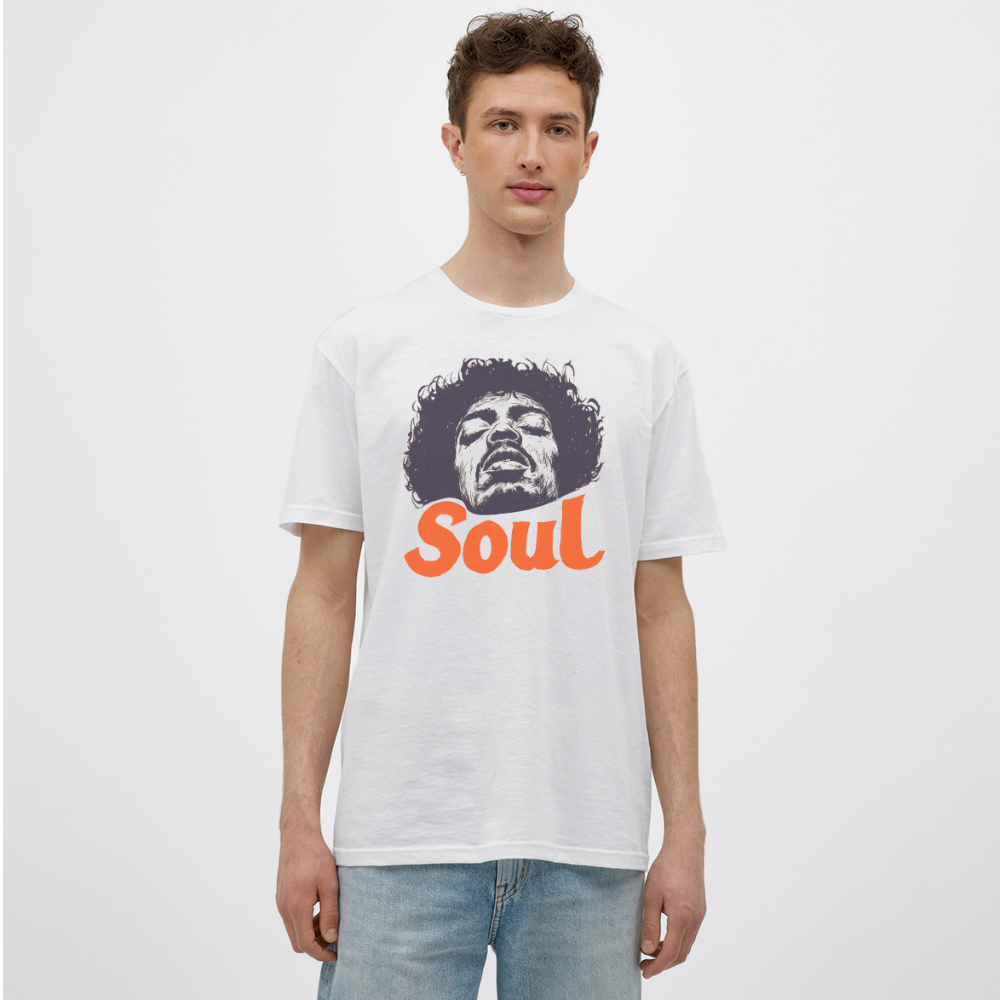 Kärlek, frihet och rättvisa, T-shirt herr - vit