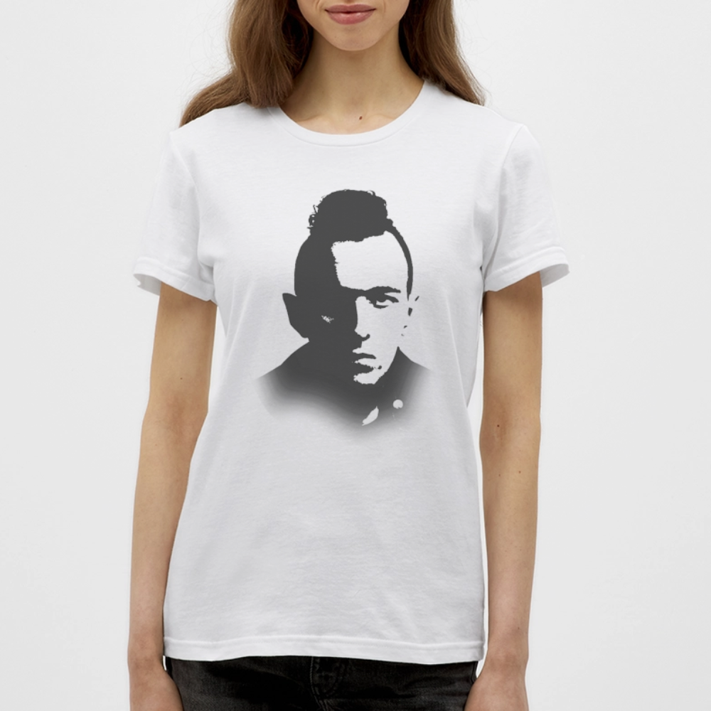 Stencil of Rebellion, T-shirt dam - vit