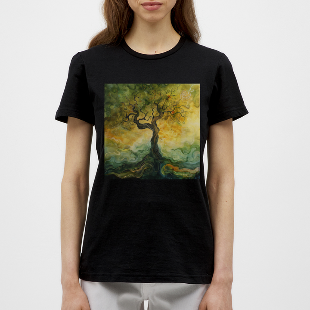 Trädets visdom, T-shirt dam - svart