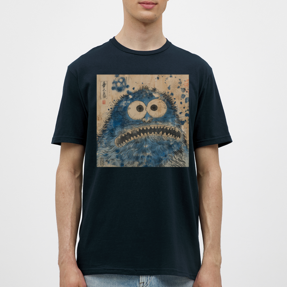 Uramiko ramlar i floden, T-shirt herr - marinblå