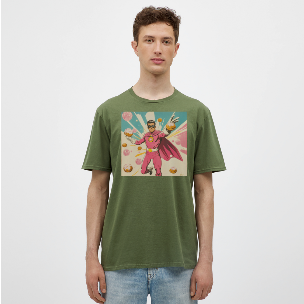 Frosting-Fury, T-shirt herr - Militärgrön