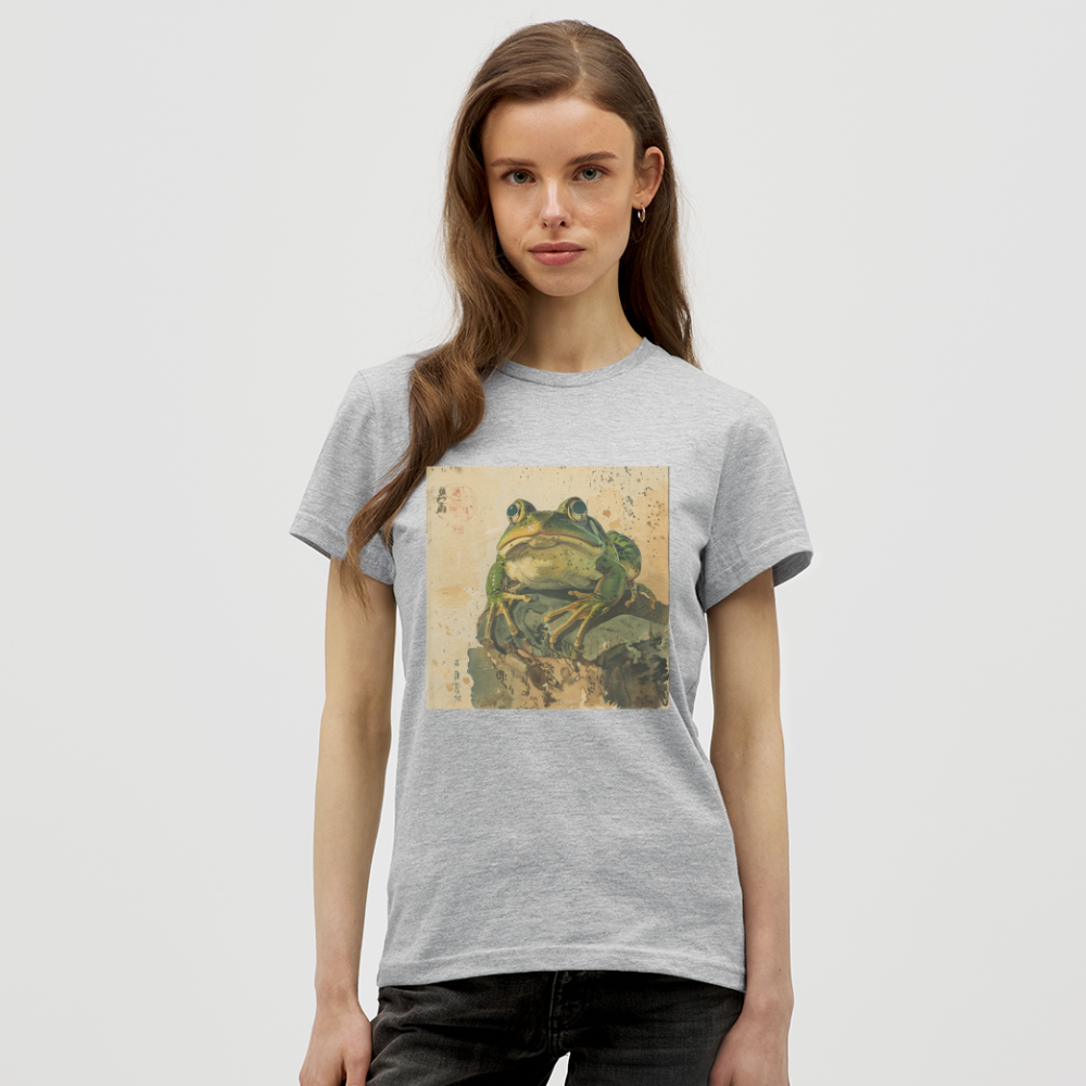 Grodan i Skymningen, T-shirt dam - gråmelerad